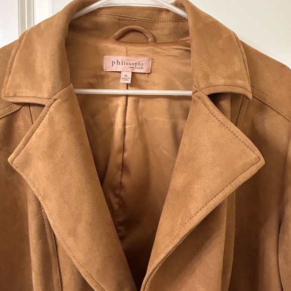 Philosophy Brown Leather Jacket - Picture 2 of 7